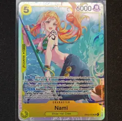 Bandai One Piece CCG Nami EB03-053 SR Foil SP Special 6000 Cost 5 Eng - Image 1