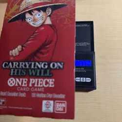 One Piece TCG OP-13 CARRYING ON HIS WILL Sleeved Booster Pack - Heavy - 37.73g - Image 1