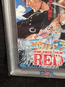 PSA 10 One Piece Film Red Memorial Card Week 5 Touch Card 2022 Promo - Image 4