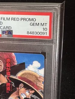 PSA 10 One Piece Film Red Memorial Card Week 5 Touch Card 2022 Promo - Image 5