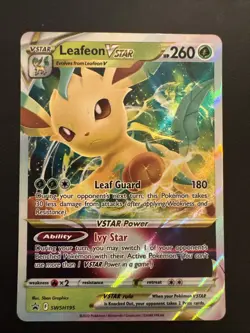 Leafeon VSTAR SWSH195 SWSH: Sword & Shield Promo Cards Holo - Image 1