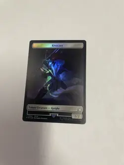 Magic: The Gathering Final Fantasy Foil Knight Token - Image 1