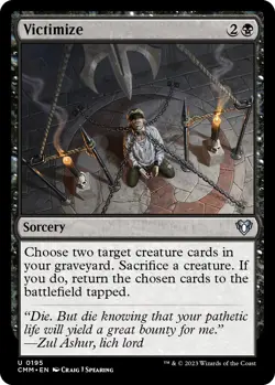MTG Victimize - 195 / English / Near Mint - Image 1