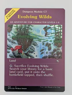 MTG - Evolving Wilds - AFR - C - Dungeon Module Foil - 353 - Image 1