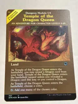 Temple of the Dragon Queen (Dungeon Module) Adventures Forgotten Realms Foil - Image 1