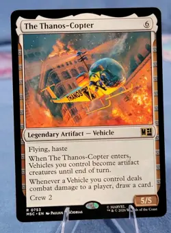 The Thanos-Copter Marvel Super Heroes Commander #753 Magic TCG - Image 1
