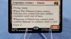 The Thanos-Copter Marvel Super Heroes Commander #753 Magic TCG - Image 3