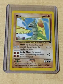 Pokemon Onix Southern Islands Promo 03/18 90 MP English Card - Image 1