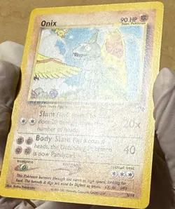 Pokemon Onix Southern Islands Promo 03/18 90 MP English Card - Image 5