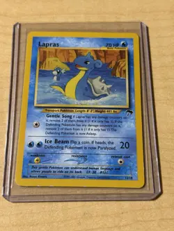 Pokemon Lapras 12/18 Southern Islands Regular Rare MP 2001 WotC Promo Vintage - Image 1