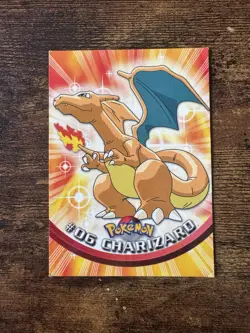 Charizard #06 TV Animation Edition 1999 English Regular Fire Card - Topps - Image 1