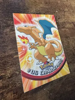 Charizard #06 TV Animation Edition 1999 English Regular Fire Card - Topps - Image 2