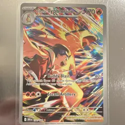 Pokemon TCG Ethan's Typhlosion Destined Rivals IR Full Art Holo - Image 1