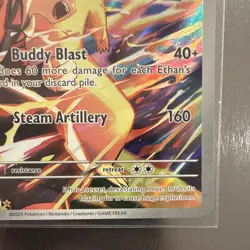 Pokemon TCG Ethan's Typhlosion Destined Rivals IR Full Art Holo - Image 4