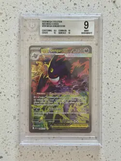 Pokemon 2026 Mega Gengar ex 284/217 SIR Ascended Heroes MINT BGS 9 - Image 1