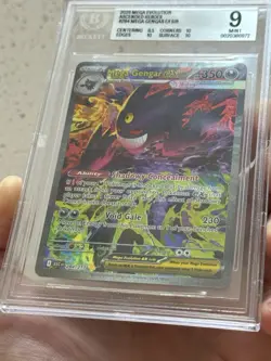 Pokemon 2026 Mega Gengar ex 284/217 SIR Ascended Heroes MINT BGS 9 - Image 5