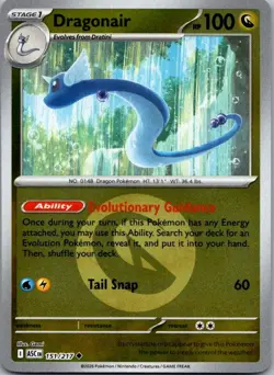Dragonair (Energy Symbol Pattern) 151/217Ascended Heroes Pokemon Reverse Holo NM - Image 1