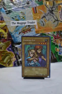 Yu-Gi-Oh yugioh Gemini Elf LON-000 SECRET Unlimited LP - Image 1