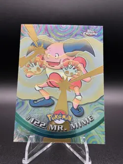 Pokemon Topps Chrome Mr. Mime #122 - Image 1