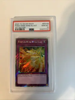 Yugioh! 1x Phoenix Wing Wind Blast RA03-EN149 Platinum Secret Rare 1st Ed NM - Image 1