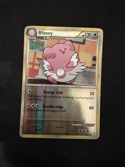 Blissey 36/123 Uncommon HeartGold & SoulSilver Reverse Pokemon TCG - Image 1