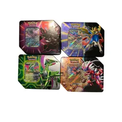 Pokemon TCG Team Rocket Slashing Legends Paradox Clash Tin Bundle Set 20 Sealed - Image 1