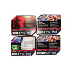 Pokemon TCG Team Rocket Slashing Legends Paradox Clash Tin Bundle Set 20 Sealed - Image 2
