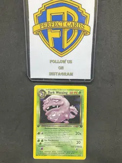 POKEMON ROCKET 1 EDIZIONE DARK WEEZING NONHOLO 31/82 PL/PR ITA - Image 1