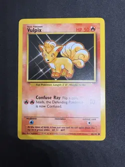 POKEMON TCG - VULPIX - BASE SET - 68/102 - LP-EXC - Image 1