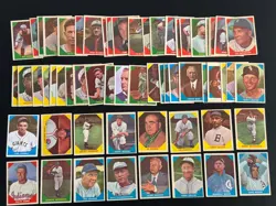 (62) dif 1960 Fleer Baseball vintage cards lot, EX+, *SEWALL* - Image 1