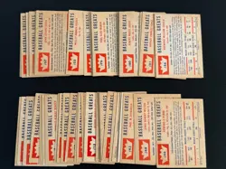 (62) dif 1960 Fleer Baseball vintage cards lot, EX+, *SEWALL* - Image 5