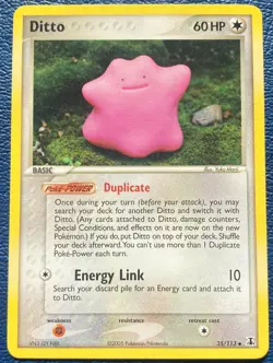 Ditto 35/113 EX Delta Species 2005 Vintage Yuka Morii - LP - Image 1