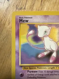 Mew #8 Black Star Promo Rare Vintage Pokemon Card - NM - Image 2