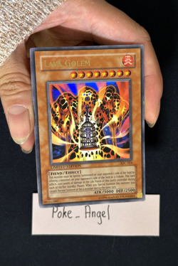 Yugioh Lava Golem IOC-SE4 Limited Edition Ultra Rare Holo - Image 1