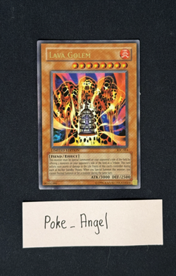 Yugioh Lava Golem IOC-SE4 Limited Edition Ultra Rare Holo - Image 2