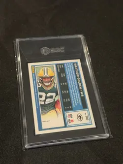 2025 Panini Optic Rated Rookie SGC 10 Matthew Golden #205 Green Hyper Prizm RC - Image 5