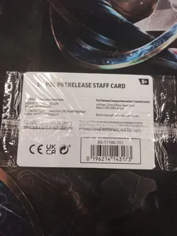 Pokemon Pitch Black Sealed Staff Promo Cards, all cards, sealed pack. - Image 2