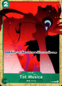 Tot Musica P-060 (Promo) FILM RED Encore Pack ONE PIECE Card Game Japanese NM - Image 3