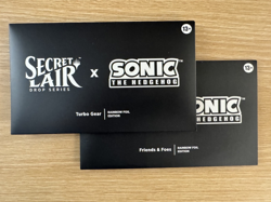 Sonic The Hedgehog Secret Lair Friends or Foes Foil & Turbo gear Set - SEALED! - Image 1