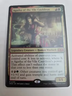 mtg, Agatha of the Vile Cauldron Wilds of Eldraine Regular NM - Image 1