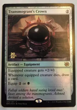 Transmogrant's Crown BRO #125 Rare Prerelease Stamped Foil NM+ - Image 1