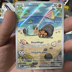 Pokemon Lithmotih Schwarze Blitze 129/086 Illustration Rare Deutsch Near Mint - Image 1