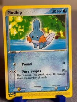Mudkip 60/109 Common Ruby & Sapphire Pokemon Near Mint - Image 1