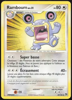 Carte Pokemon Ramboum 44/106 Duels au sommet Francais - Image 1