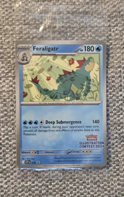 Pokemon Illustration Contest 2024 Promo Pikachu / Feraligatr / Toxtricity SEALED - Image 2