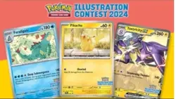 Pokemon Illustration Contest 2024 Promo Pikachu / Feraligatr / Toxtricity SEALED - Image 4