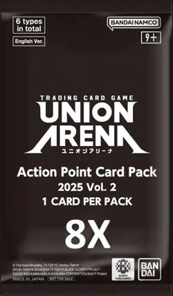 Union Arena Action Point Pack 2025 Vol.2 x8 SEALED | English Bandai Promo - Image 1