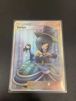 Evelyn (Full Art) 175/181 Sun & Moon SM Team Up Holo Pokemon Card NM - Image 1