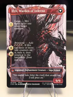 Clive, Ifrit's Dominant Borderless Card Final Fantasy Magic the Gathering M0318 - Image 2