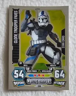 Topps Star Wars Force Attax Series 3 Mirror Foil Trading Card #215 - Image 1